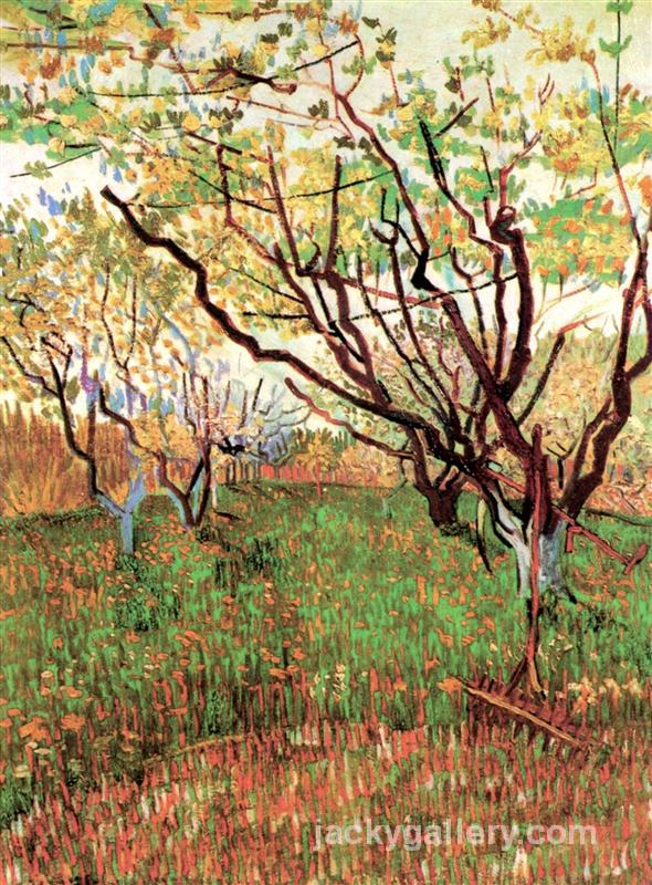 Orchard in Blossom, ii, Van Gogh painting
